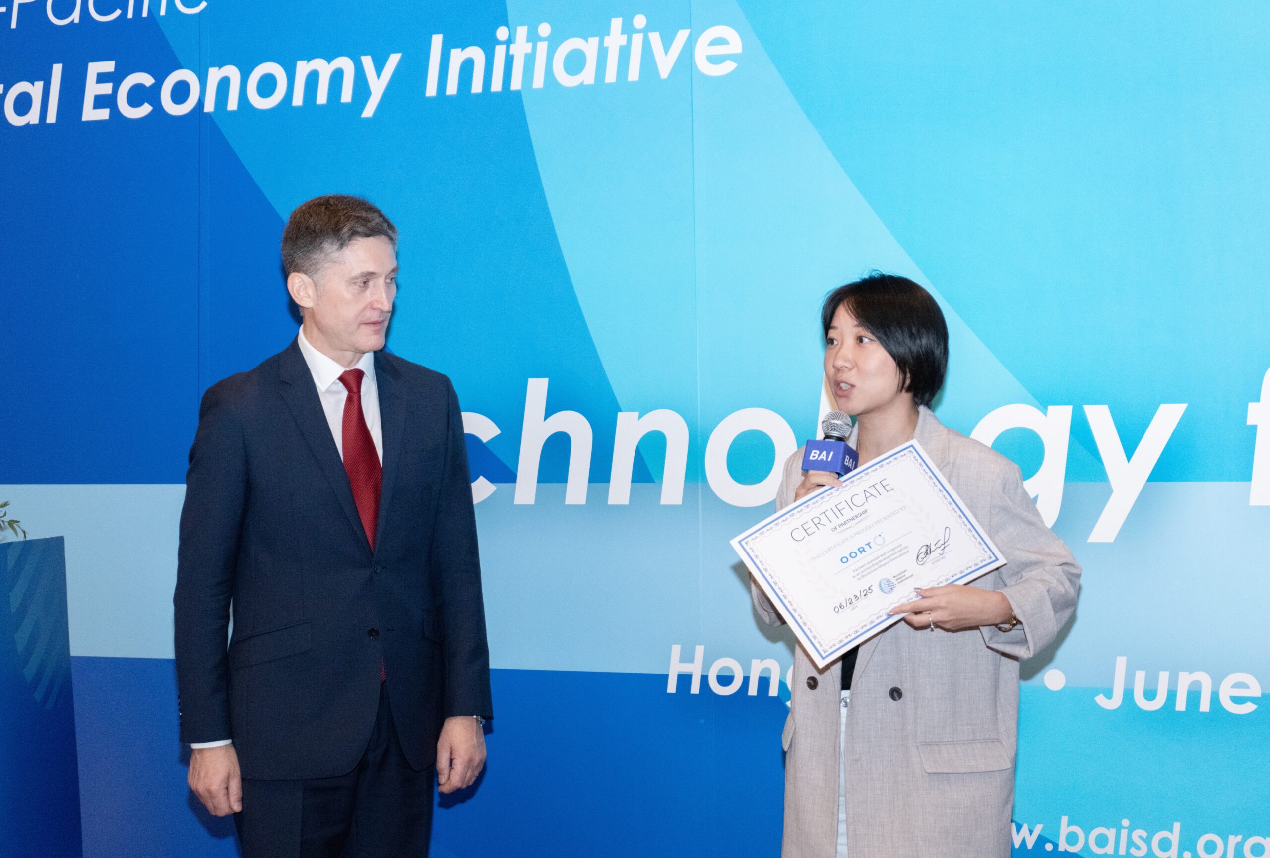 BAI-OORT Contribution to UNITAR